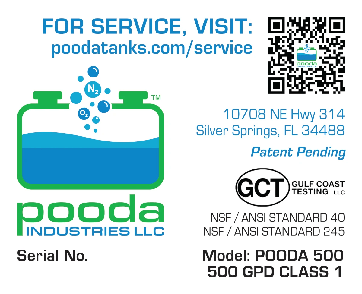 Weather-Resistant Tank Identification Sticker